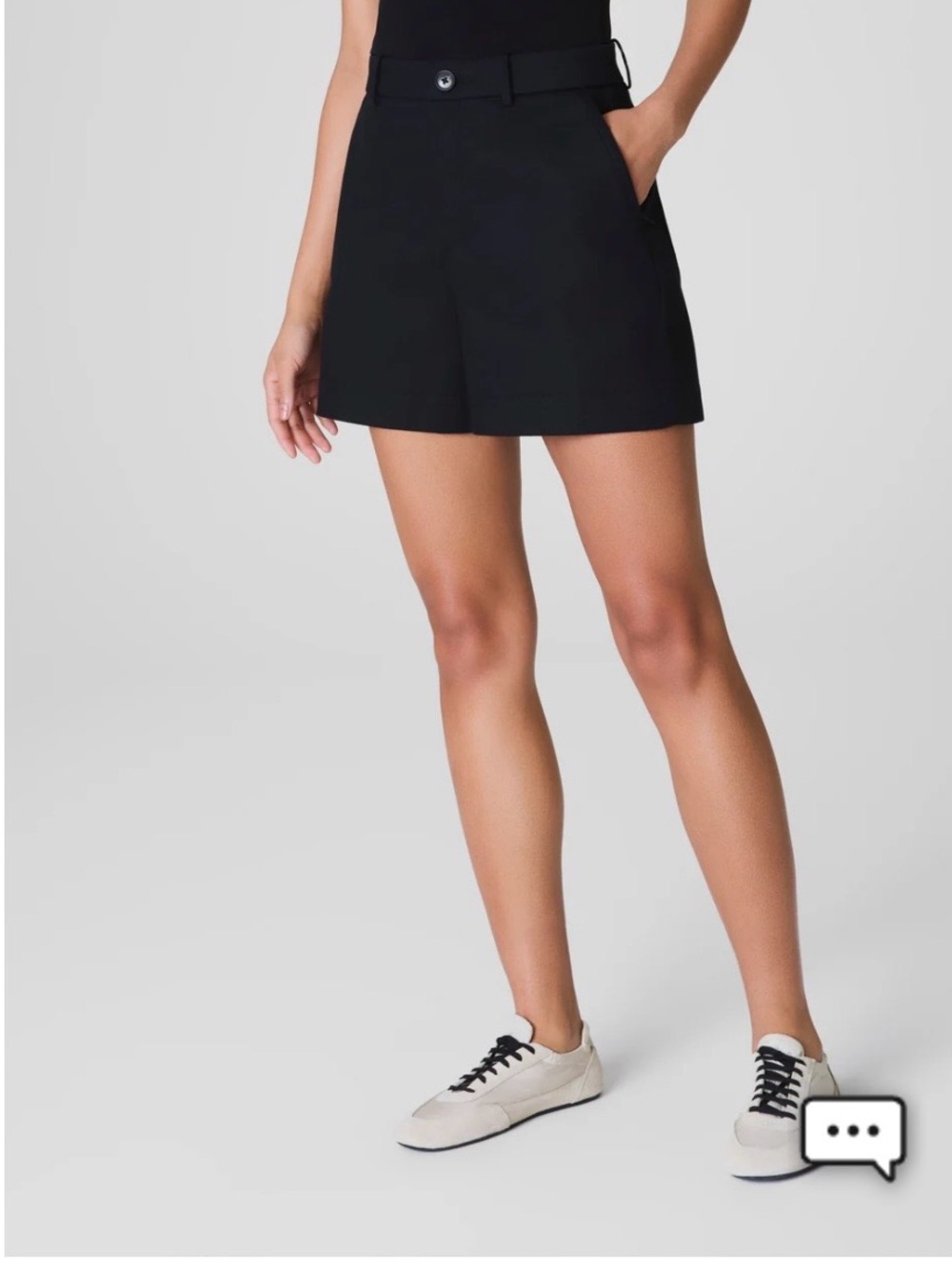 #689 SPANX Black Waistband Shorts. Brand Spanking New with tags. - Picture 2 of 9